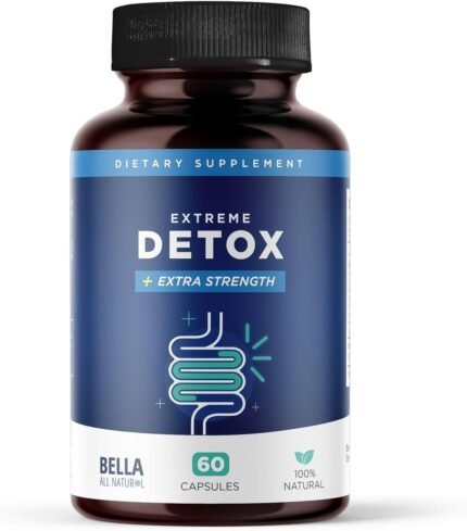 Bella All Natural Extreme Detox - Colon Cleanse - 60 Capsules