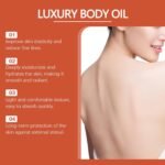 Body Firming Oil for Crepe Skin, 8 Natural Plant Cold-Pressed Oils, Hydrating Care for Full Body that Plumps, Tightens, and Nourish Dry Skin, After Shower Body Oil for Women - Image 4