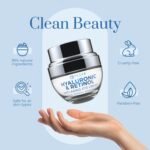 Clear Beauty Hyaluronic Acid & Retinol Eye Cream - Hydrating, Anti-Aging & Reduces Dark Circles & Puffiness - Dermatologist Tested, Cruelty-Free Korean Skin Care for All Skin Types - 1.01 Fl. Oz - Image 7