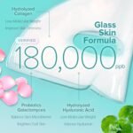 Ebanel Bio Collagen Face Mask, 4-Pack Hydrating Face Masks with 7 Peptides, Hyaluronic Acid, Niacinamide, Centella, Rose Water, Ceramide, and B5, Glass Skin Tightening and Lifting Korean Sheet Masks - Image 4