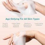 Ebanel Bio Collagen Face Mask, 4-Pack Hydrating Face Masks with 7 Peptides, Hyaluronic Acid, Niacinamide, Centella, Rose Water, Ceramide, and B5, Glass Skin Tightening and Lifting Korean Sheet Masks - Image 6