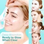 Ebanel Bio Collagen Face Mask, 4-Pack Hydrating Face Masks with 7 Peptides, Hyaluronic Acid, Niacinamide, Centella, Rose Water, Ceramide, and B5, Glass Skin Tightening and Lifting Korean Sheet Masks - Image 3